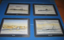 QUADRETTI CON NAVI MILITARI INGLESI SECONDA GUERRA MONDIALE