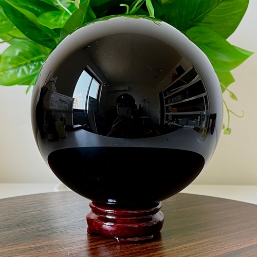Sfera ossidiana lucida - ossidiana, 5,79