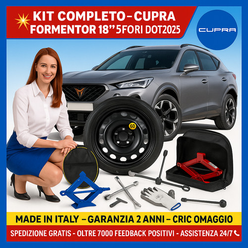 Kit ruotino scorta - scorta, cupra