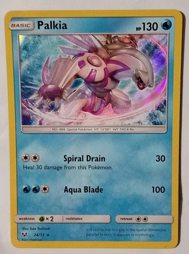 Pokemon palkia card error - pokemon,