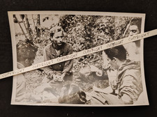 FOTO PARTIGIANI NEL BOSCO GUERRA DI LIBERAZIONE RESISTENZA