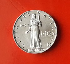 10 LIRE 1953 VATICANO [K357]