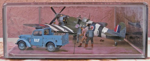 Diorama aereo spitfire ix - spitfire,