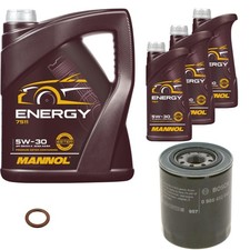 Filtro olio Bosch 8 L Mannol 5W-30 Energy per Mazda serie E furgone E2200 D MPV I