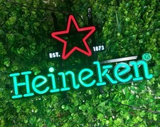 Insegna Luminosa Heineken - Lampada a Parete