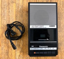 Testato! Funziona! PANASONIC REGISTRATORE A CASSETTE PORTATILE RQ-2104 con cavo linea sottile