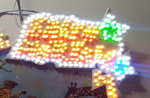 Enseigne lumineuse pour salto - enseigne,