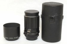 Asahi Pentax Super-Multi-Coated Takumar 1:4/150 + Coperchi, Paraluce e Custodia