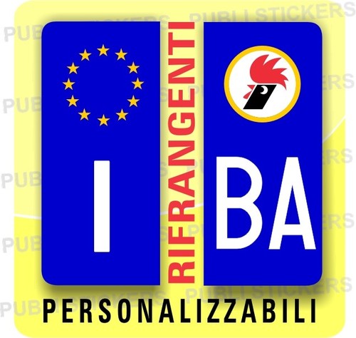 Adesivi blu rifrangente - adesivi,