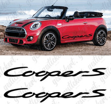 2x Scritta per Mini Cooper S