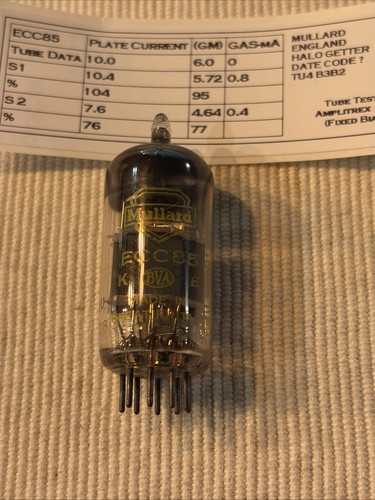 Ecc85 mullard test - -,