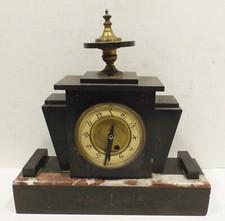 Vecchio Marmo Nero Orologio