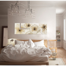 QUADRO PETUNIA DECORATO A MANO