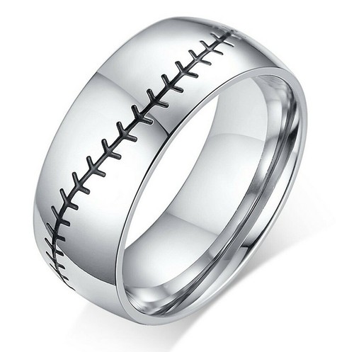 Anello acciaio fascia donna - acciaio,