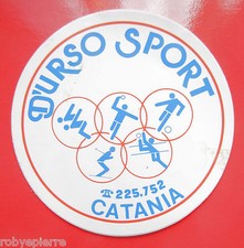 Adesivo sticker vintage D'Urso Sport Catania articoli sportivi Durso 225.752 