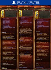 Diablo 3 RoS PS4/PS5 Softcore Antico Negromante Modded Bundle Anelli e Amuleto