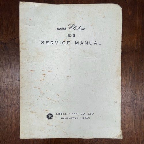 Manuale servizio yamaha - manuale, di