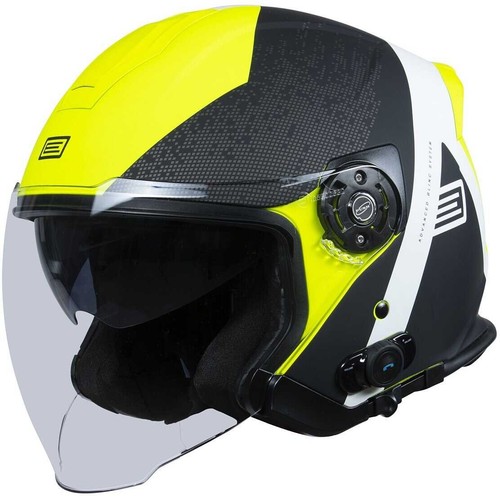 Casco jet con bluetooth - casco,