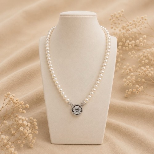 Collana perle acqua dolce - collana,