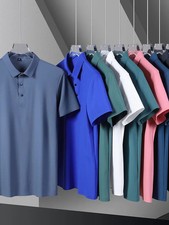 Polo uomo golf seta ghiaccio