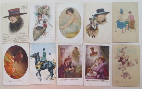 1900 1910 lotto cartoline - 1900/1910, 10