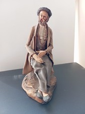 Scultura Pastore  Napoletano Statua In Terracotta 26 Cm Firmata Angela Tripi. 