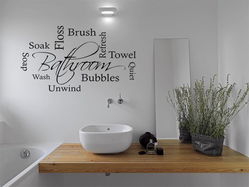 Bolle bagno adesivo - adesivo, arte