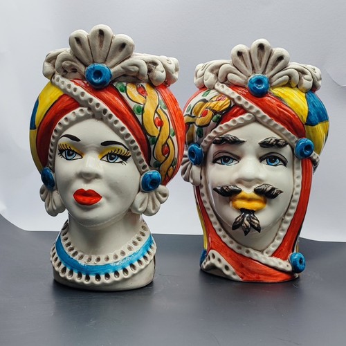 Testa moro ceramica di - di,