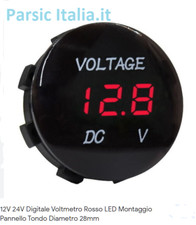 VOLTMETRO DIGITALE TONDO