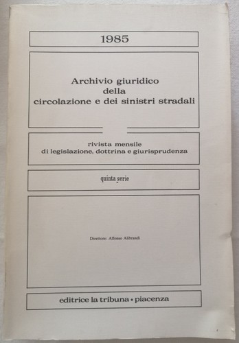 Archivio giuridico della - archivio,