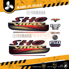 Decalcomania Adesivi Motore Fuoribordo Yamaha 150 cv V MAX SHO VF150 FourStroke