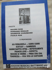 FASCICOLO BATTIMANO - 12 SPARTITI AA.VV.: M. ROSI, R. RINALDI, G. CUSUMANO, P. P