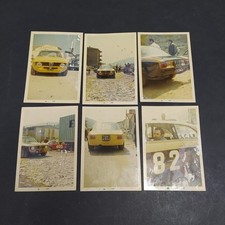 Lotto di 6 fotografie auto da corsa Alfa Romeo GTA, Boscochiesanuova 1968