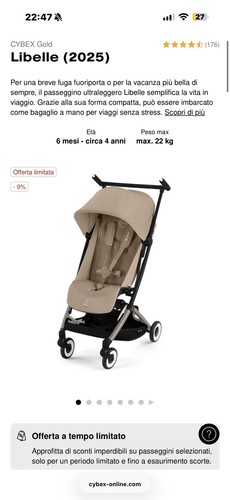 Passeggino leggero cybex - leggero,