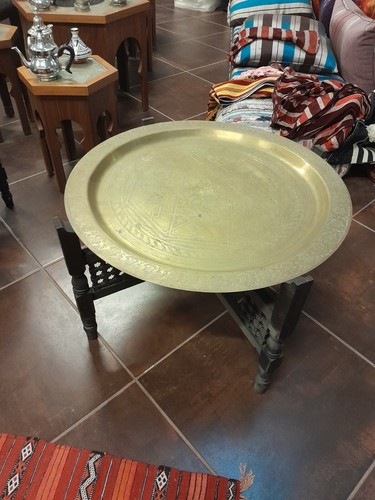 Tavolo vassoio ottone