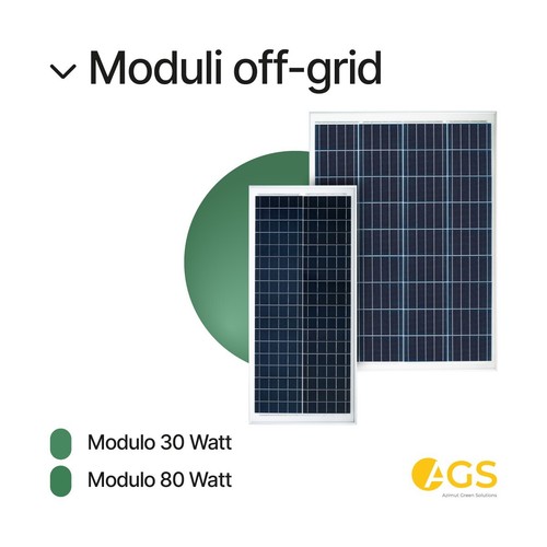 Pannello fotovoltaico off grid - pannello,
