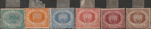 San marino 1877 - -, cifra