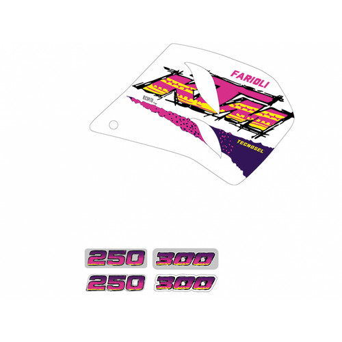 Kit adesivi grafiche ktm 250 - adesivi,