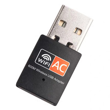 600Mbps Mini USB Ricevitore WiFi Dual Band 2.4GHz/5GHz Adattatore di Rete Wireless