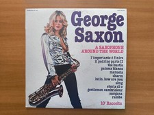 DISCO LP 33 GIRI - GEORGE SAXON - A SAXOPHONE AROUND THE WORLD - JOKER 1975