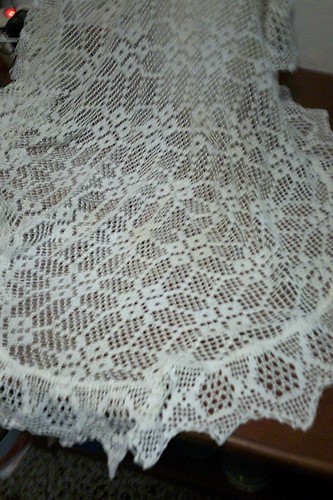 Round handmade crochet - , cotton