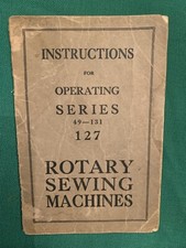 Istruzioni Singer Vintage Serie Funzionante 49-131 127 Macchine da Cucire Rotanti