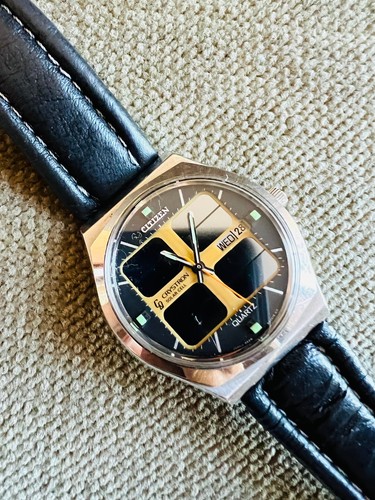 Vintage citizen crystron - citizen, solar