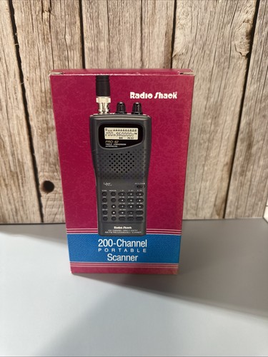 Radio shack pro - shack, scanner