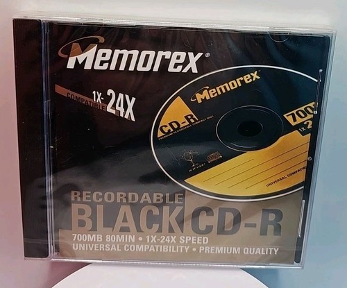 Memorex black 700mb - 700mb, 80min
