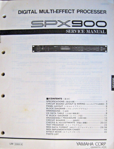 Yamaha spx900 rack - spx900, mount