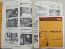 Fiat-Allis Fiatallis FE18R Hydraulikbagger Bedienung Wartung Betriebsanleitung