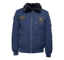 AERONAUTICA MILITARE Giubbino Imbottito Pilot AB106 Colore Blu