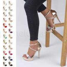 SANDALI DONNA TACCO ALTO FESTA