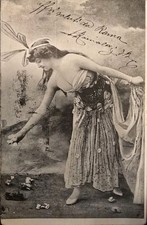 Cartolina 1903 Roma Ballerina
